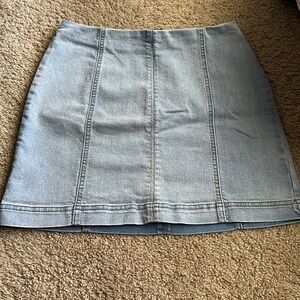 Wild Fable Jean Skirt